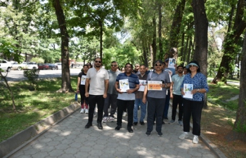 Embassy of India, Bishkek organised a &quot;Mission- Lifestyle for Environment (LiFE)&quot; Walk/ Run on 7th June, 2023