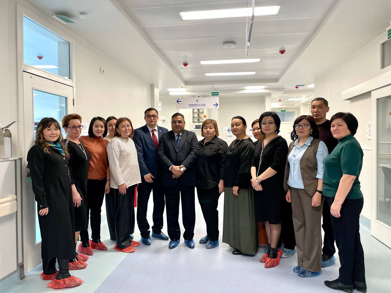 Ceremony of equipment handover to 6th maternity Hospital for “Preventable Maternal Morbidities through Access of Quality Health Services” project funded by India UN Partnership Fund in the presence of Ms. Aizhamal Shambetova Dy. Minister of Health and official of Embassy of India, Bishkek